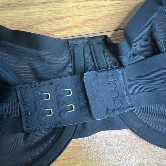 CUUP The Balconette‎ Mesh Bra Size 36B Black Underwire Sheer NEW - Picture 5 of 6